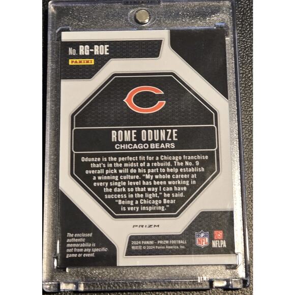 Rookie Gear Football Card - Pink - Picture 2 of 2